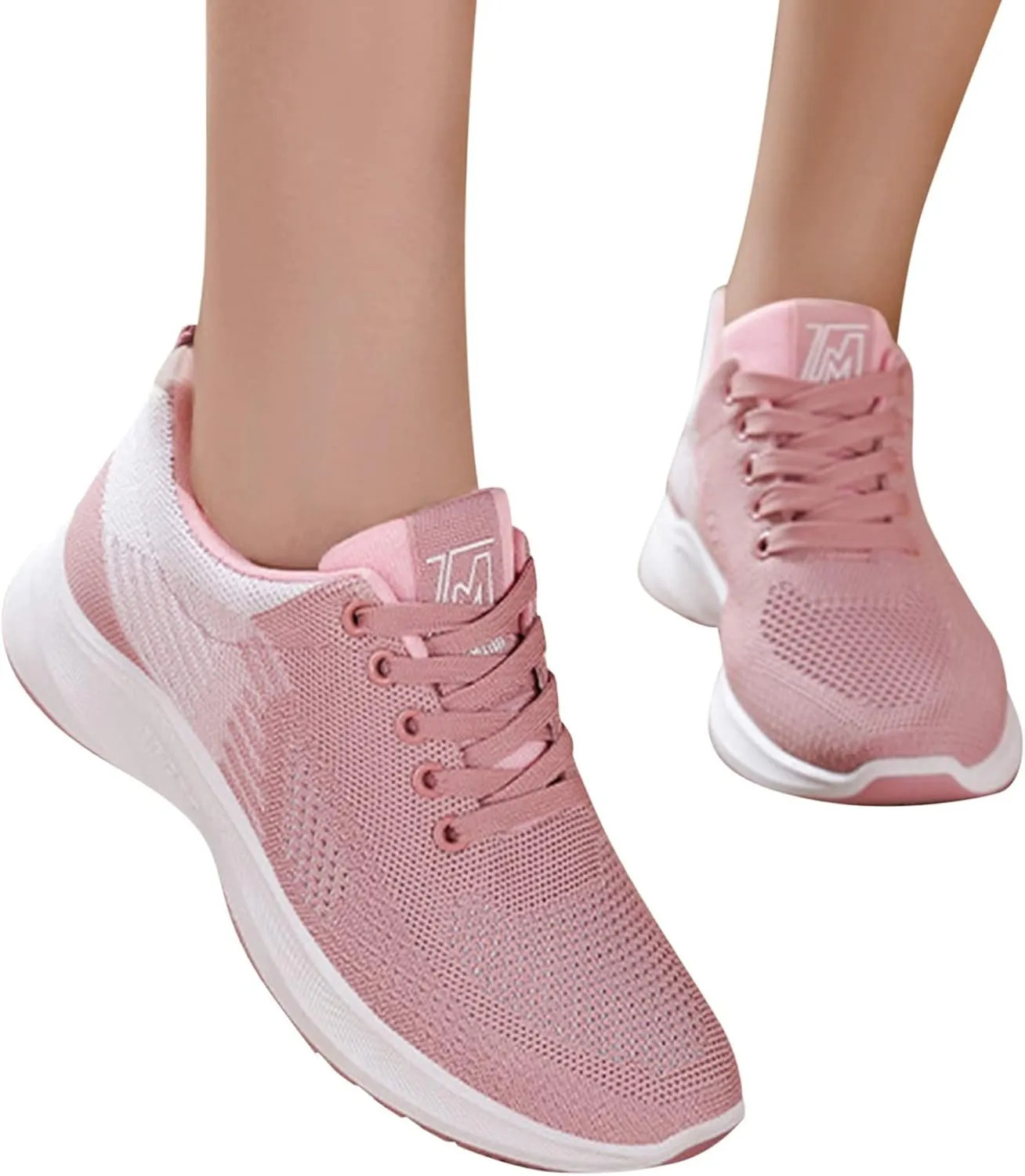 Women Slip on Shoes Ladies Casual Breathable Lightweight Sneakers Memory Foam Wide Toe Box Comfortable Gym Sneakers