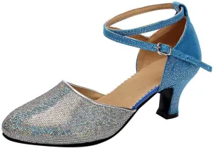 Women's Ballroom Tango Latin Dancing Shoes Sequins Shoes Social Dance Shoe 5 Apparel, 5.5