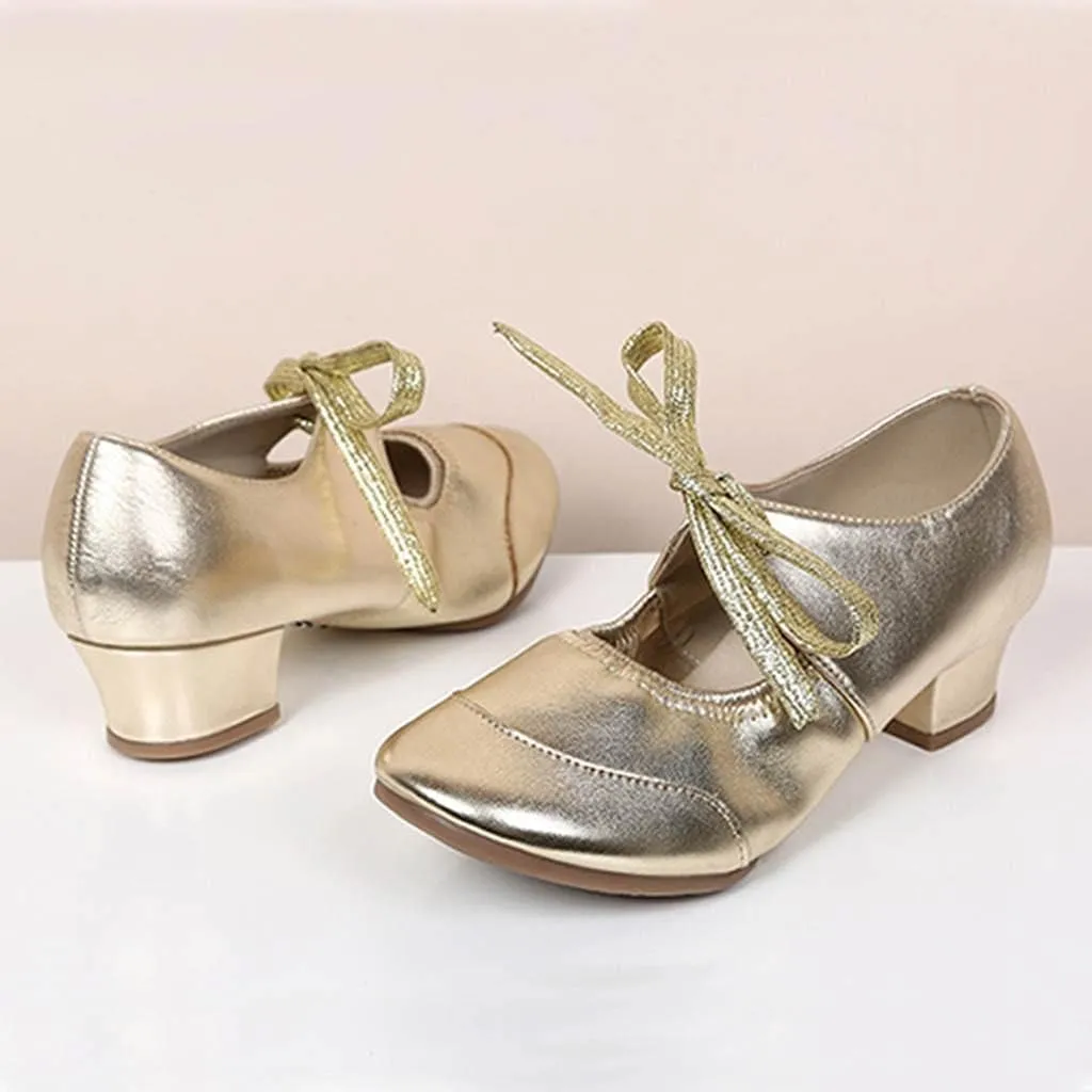 Women's Mary Jane Flats Causal Comfortable Cute Ballet Flats Ladies Dancing Rumba Waltz Prom Ballroom Latin Shoes