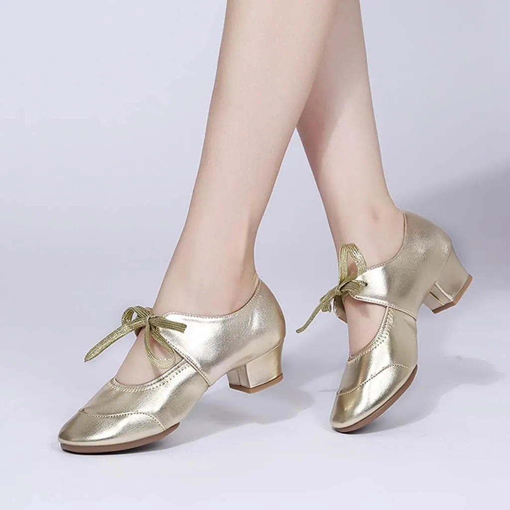 Women's Mary Jane Flats Causal Comfortable Cute Ballet Flats Ladies Dancing Rumba Waltz Prom Ballroom Latin Shoes