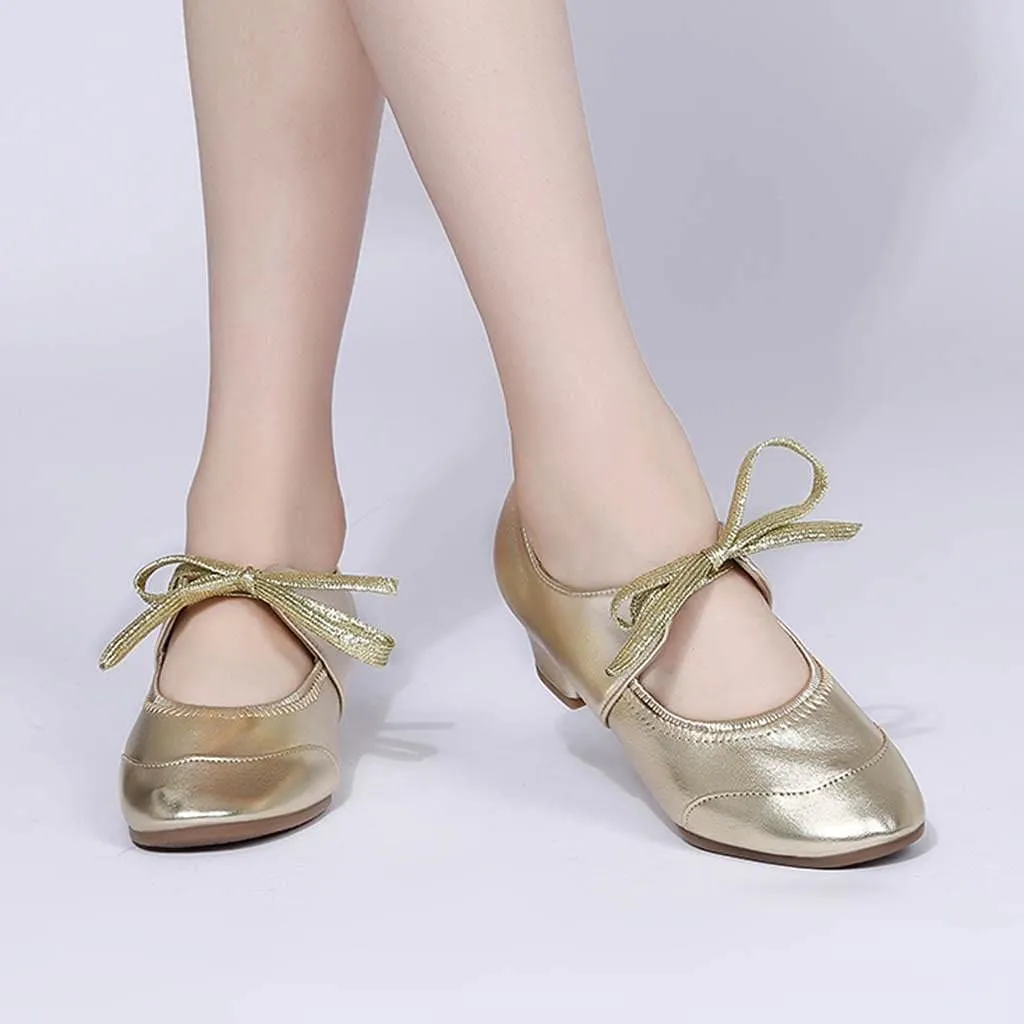 Women's Mary Jane Flats Causal Comfortable Cute Ballet Flats Ladies Dancing Rumba Waltz Prom Ballroom Latin Shoes
