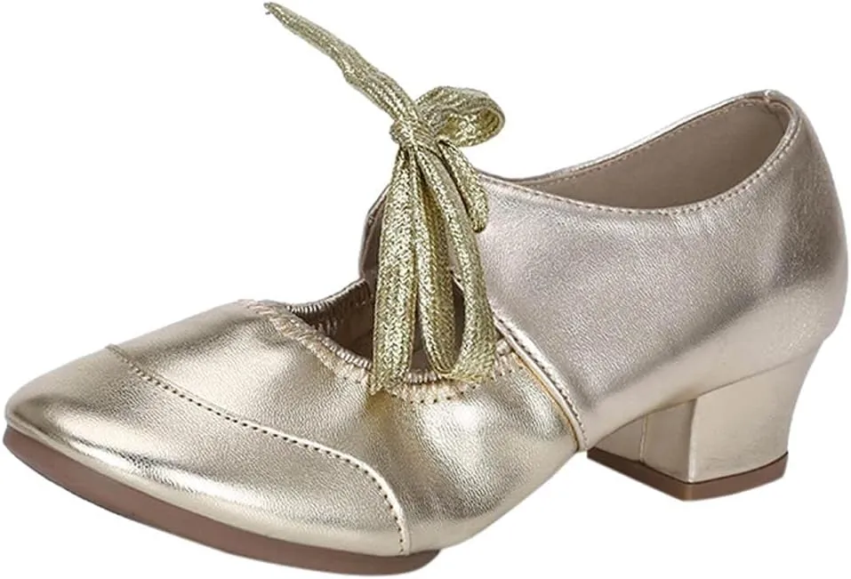 Women's Mary Jane Flats Causal Comfortable Cute Ballet Flats Ladies Dancing Rumba Waltz Prom Ballroom Latin Shoes
