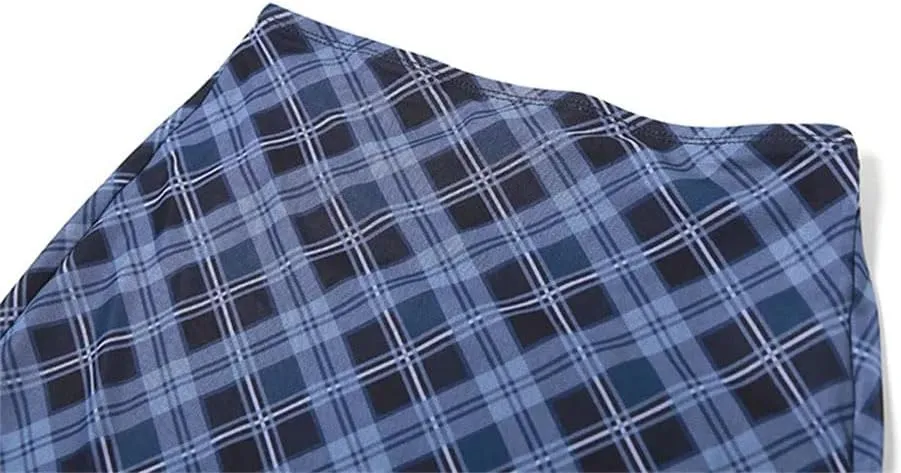 Women's Plaid Print Hip Skirt, Slim Pencil Preppy Style Slit Midi Skirt