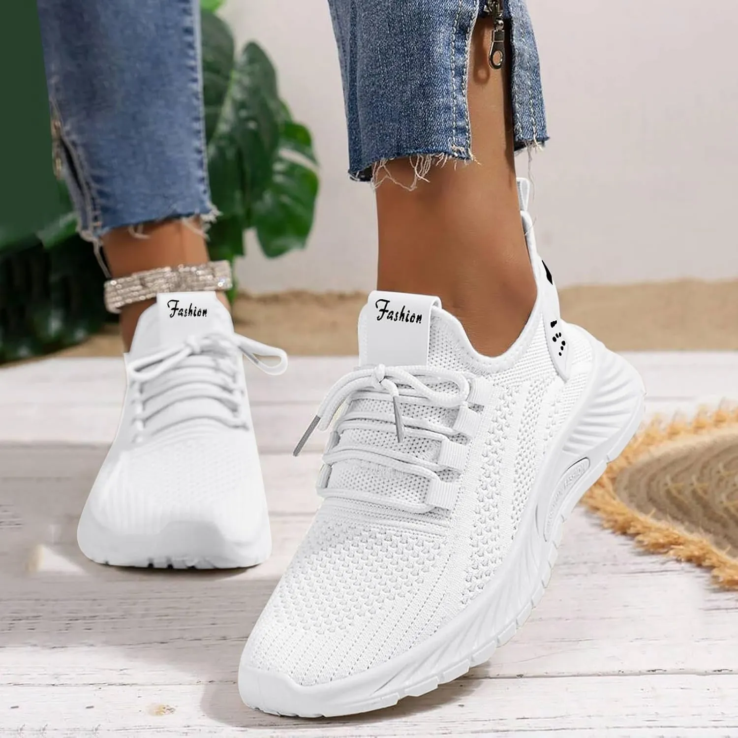 Womens Running Shoes Womens Fashion Walking Shoes Lightweight Breathable Tennis Shoes Non Slip Athletic Workout Sneakers