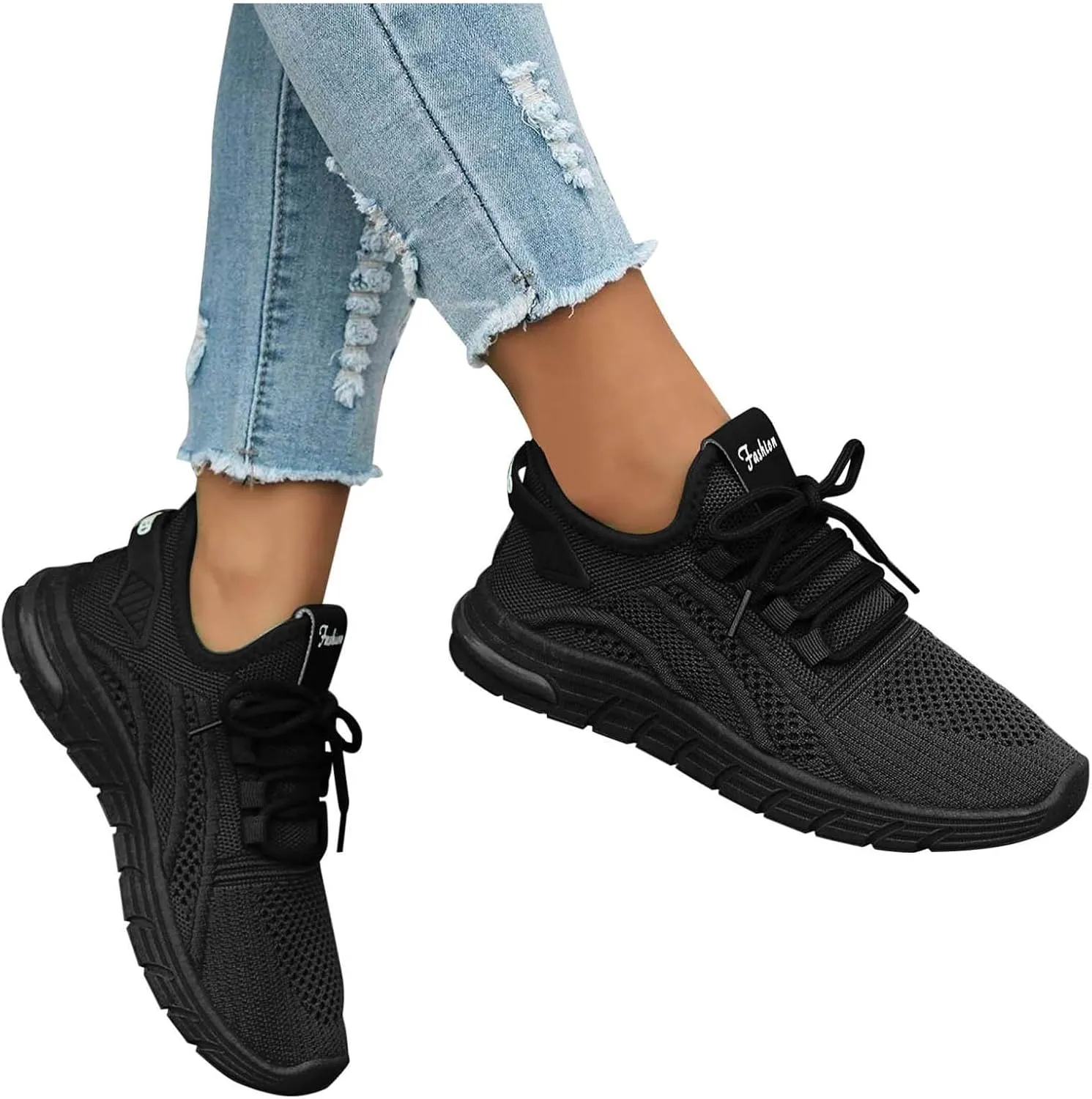 Womens Running Shoes Womens Fashion Walking Shoes Lightweight Breathable Tennis Shoes Non Slip Athletic Workout Sneakers