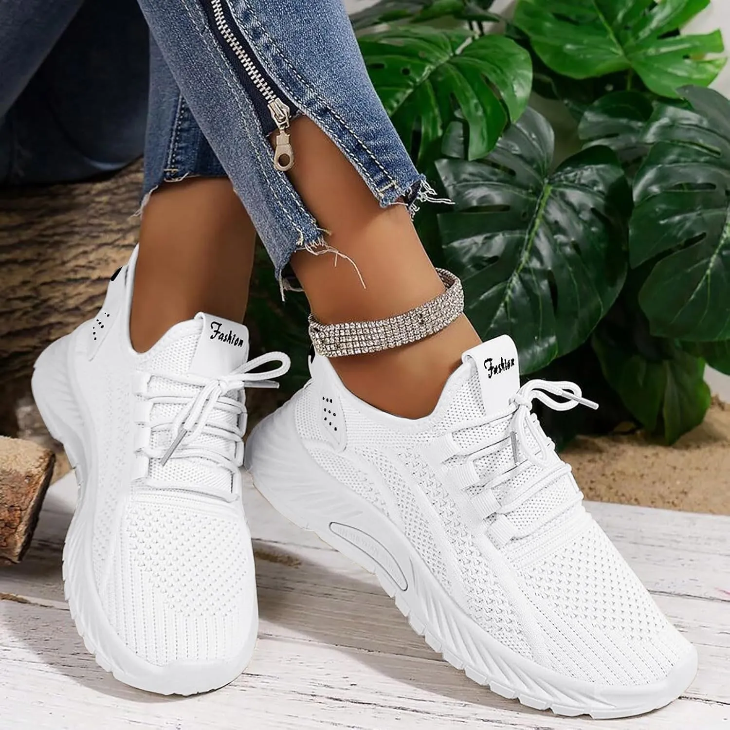 Womens Running Shoes Womens Fashion Walking Shoes Lightweight Breathable Tennis Shoes Non Slip Athletic Workout Sneakers