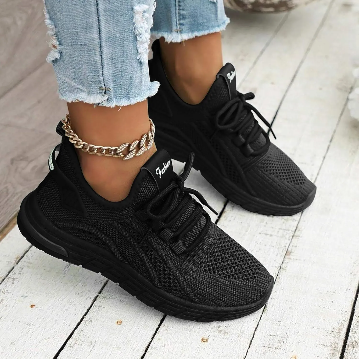 Womens Running Shoes Womens Fashion Walking Shoes Lightweight Breathable Tennis Shoes Non Slip Athletic Workout Sneakers