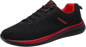 Women's Sneakers Athletic Sport Running Shoes Lace Up Womens Running Shoes Workout Women Shoes Casual Dress Sneakers Red Tennis Shoe Cross Trainer Shoe