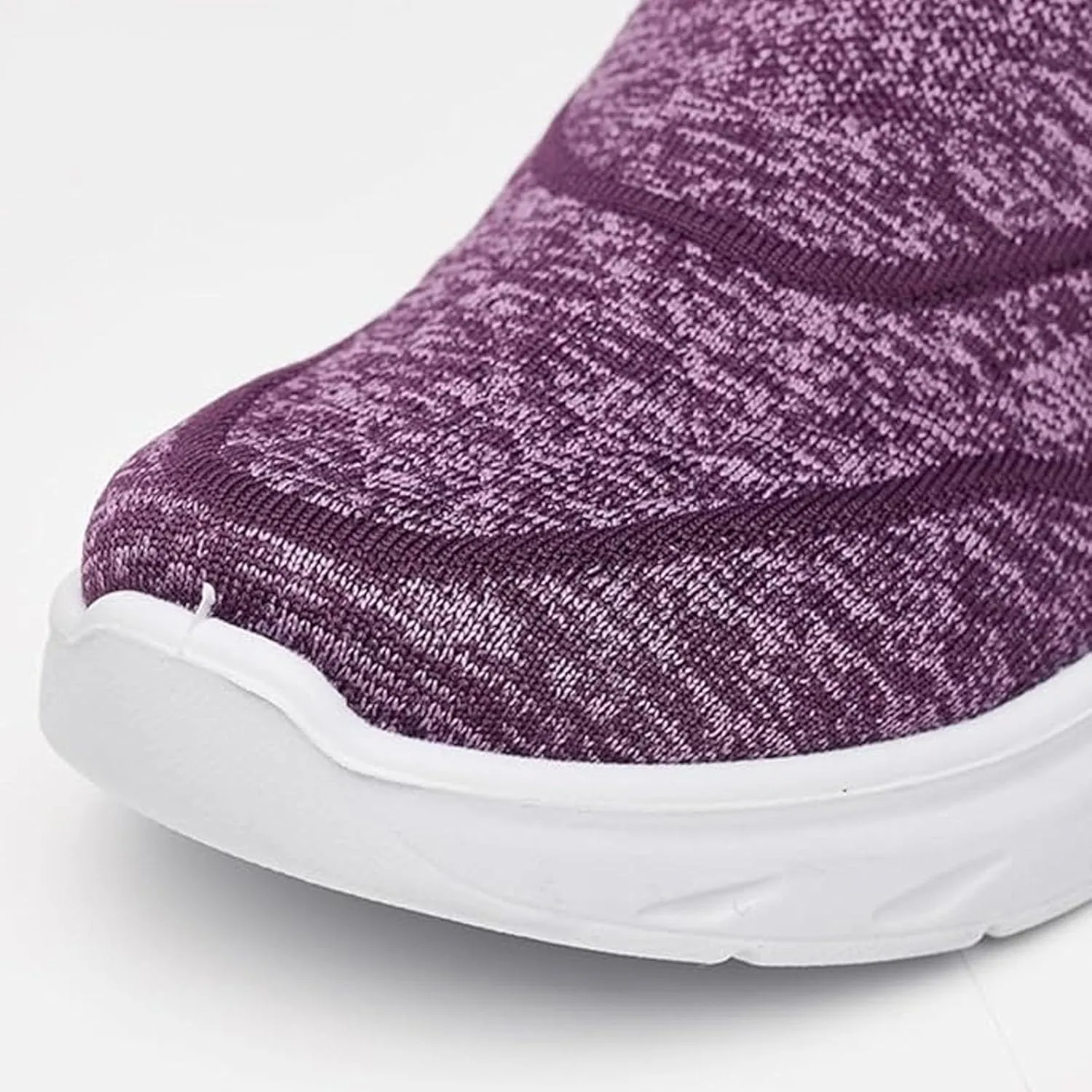 Women's Walking Shoes Flat Comfortable Casual Slip On Athletic Shoes Lightweight Non Slip Running Fashion Sneakers