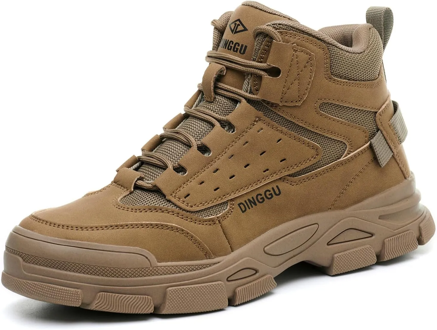 Work Boots for Men Safety Steel Toe BootsComfortable Industrial & Construction Shoes Puncture Proof Non Slip Mens Work Boots