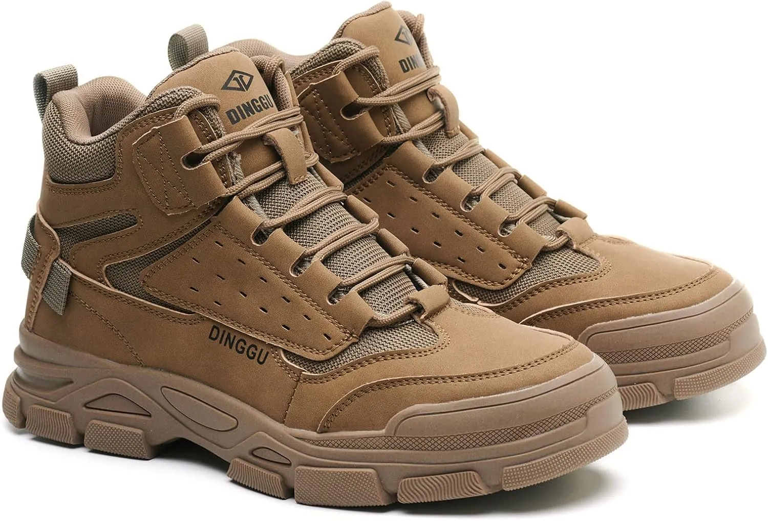 Work Boots for Men Safety Steel Toe BootsComfortable Industrial & Construction Shoes Puncture Proof Non Slip Mens Work Boots