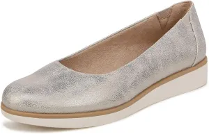 YDN Women Retro Closed Round Toe Ballet Flats Wedge Heels Slip On Ballerina Shoes for Dressy Prom Dancing Size 4-16 US